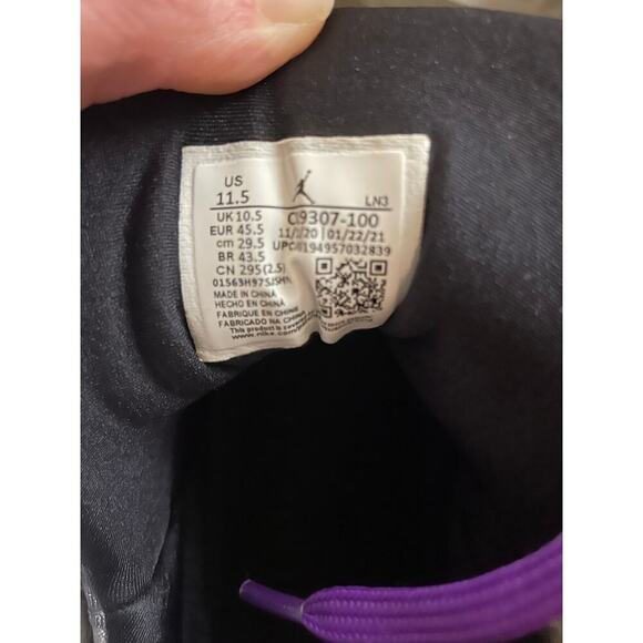 Nike Air Jordan 7 Retro Flint 2021 Grey White Men's Size 11.5 - Picture 15 of 15